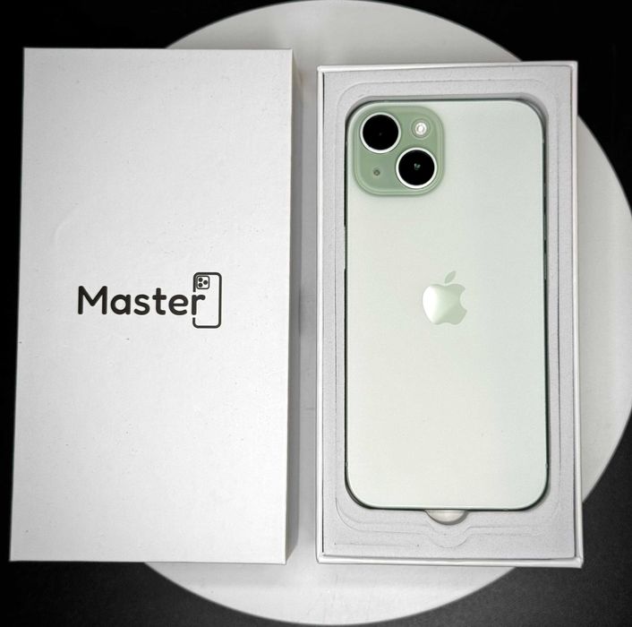 Apple iPhone 15 128GB Green jak nowy 100% bat 6msc gwarancji