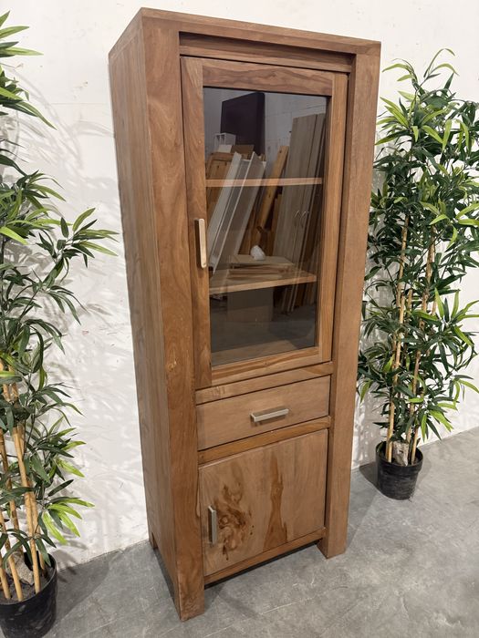 Piękna witryna palisander lite drewno super stan dowóz wysyłka