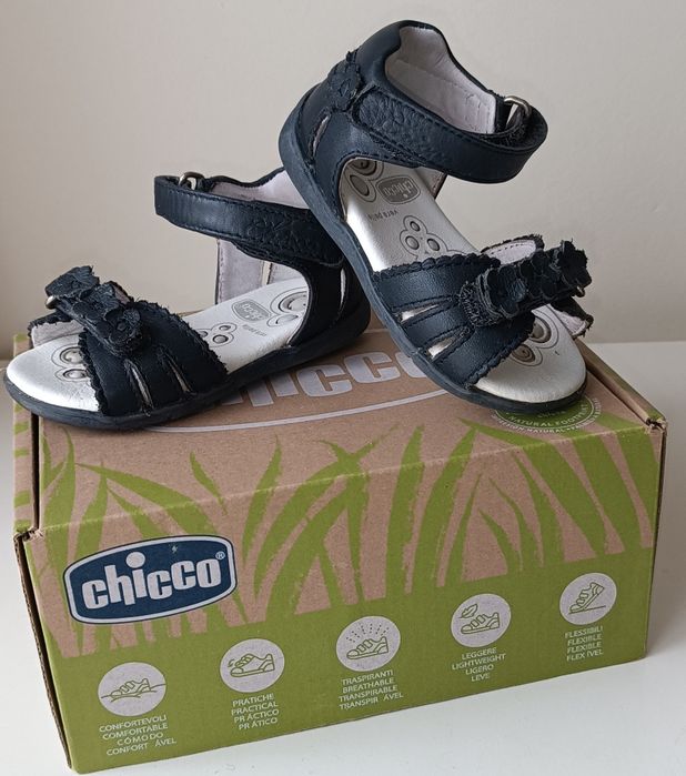 Sandália menina azul escuro 19