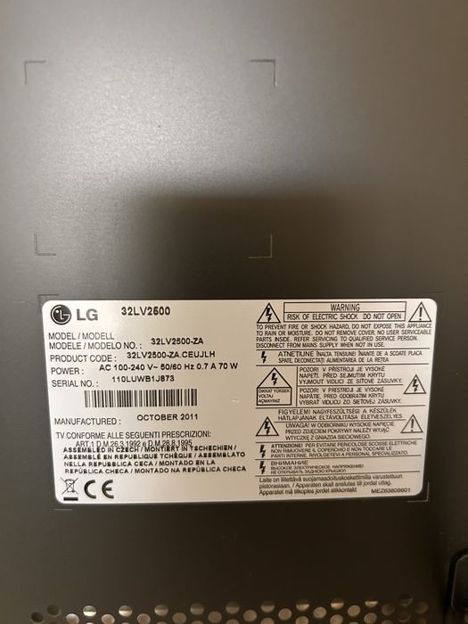 LG 32” LED Full HD – Excelente Estado