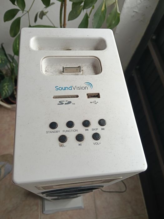 Coluna de som com bluetooth entrada auxiliar