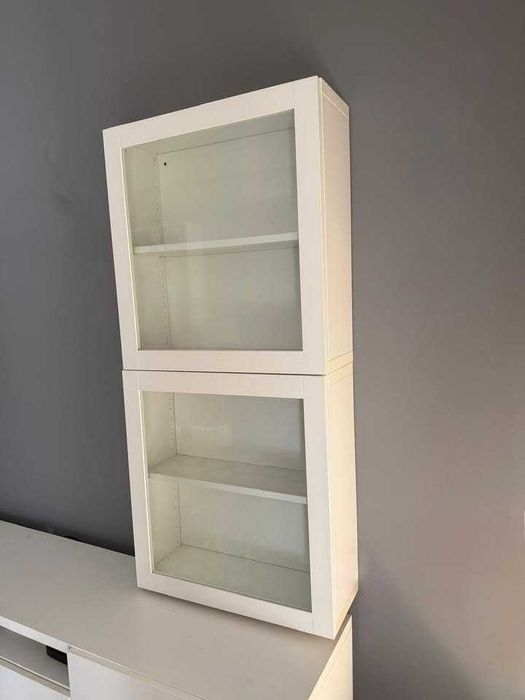 2 Móveis IKEA + Portas Vidro + prateleiras