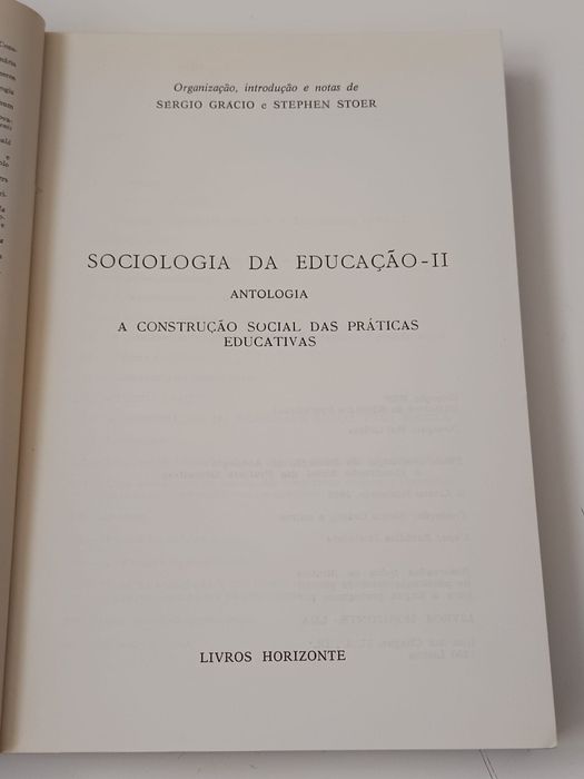 Sociologia volumes I & II