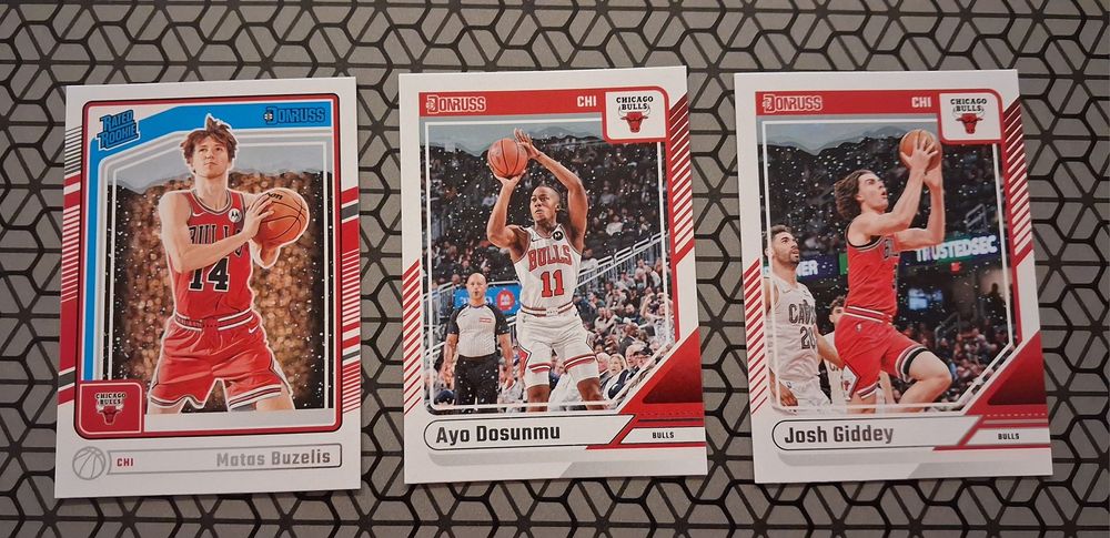 Zestaw kart NBA zespół Chicago Bulls