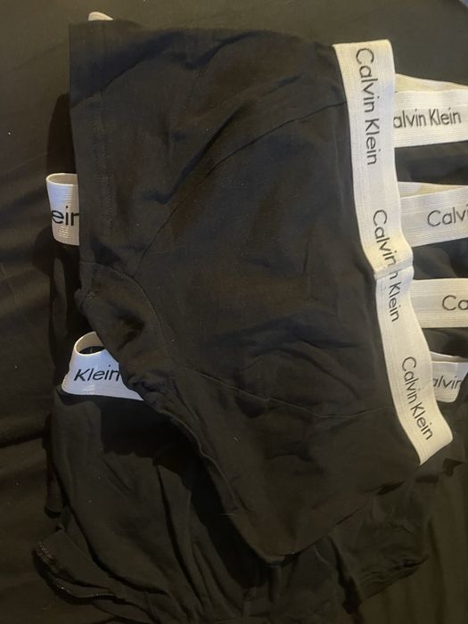 Czarne bokserki Calvin Klein rozmiar S 5 par