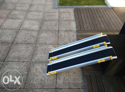 Rampas (par) mobilidade telescópicas alumínio vários modelos