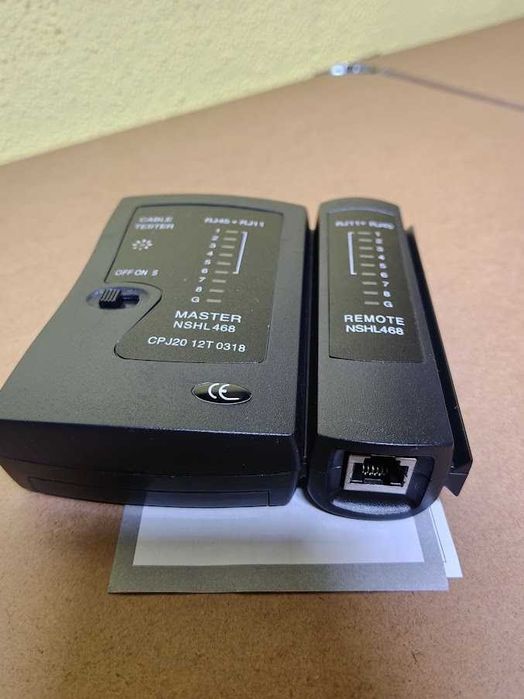 Testador de Cabos de Rede e Telefonia RJ45 RJ11 NSHL468 (Novo)