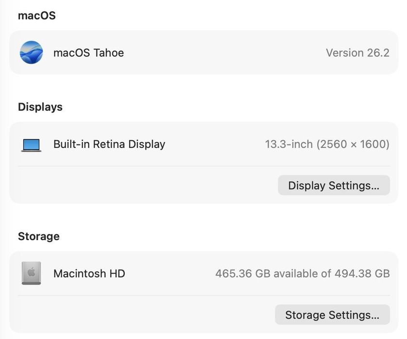 MacBook Air M1 8Gb 512Gb SSD Silver 91%