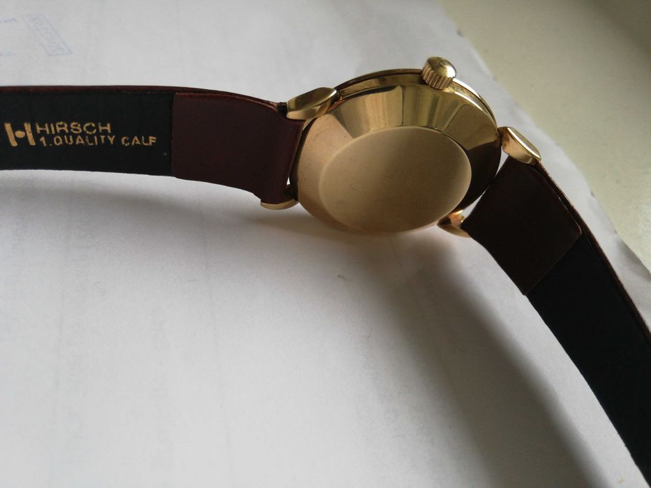 Omega Automatic złoty 14 K zegarek męski Automatic