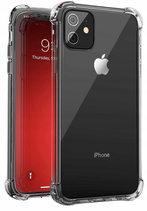 Etui Anti Shock Clear Case Do Iphone 11 + Szkło