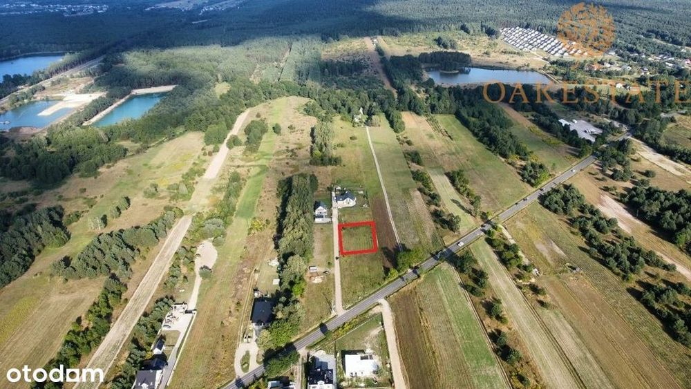 Działka budowlana 1515 m² - Suków - Widok 3