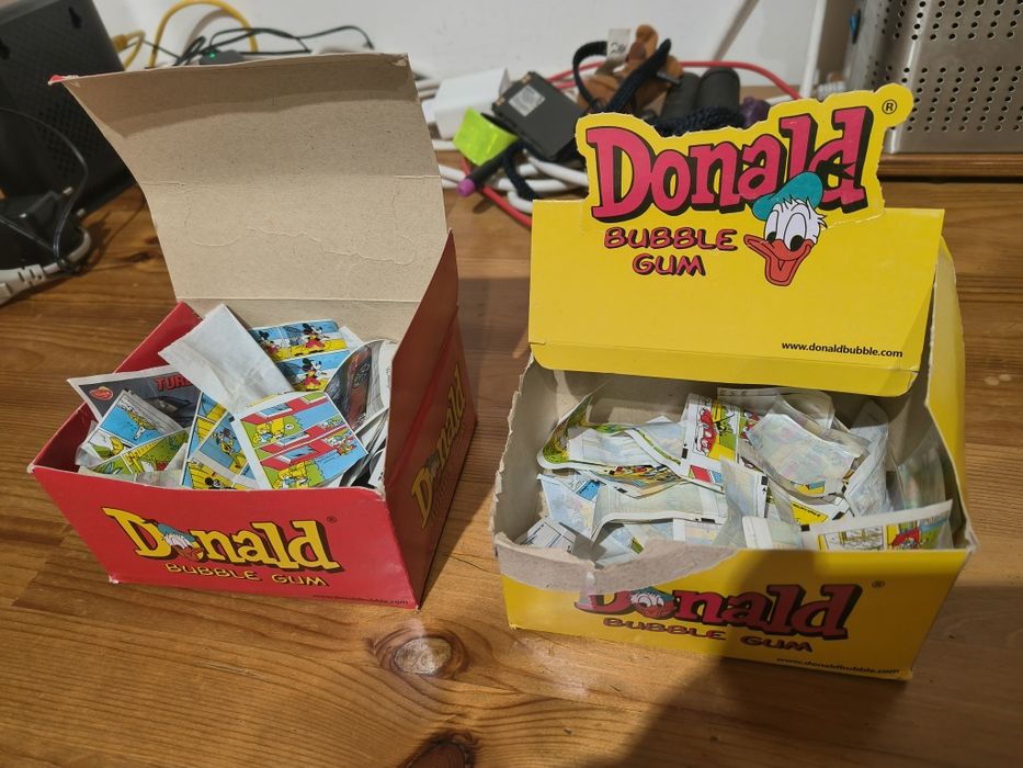 Sprzedam historyjki współczesne gum Donald do kolekcji