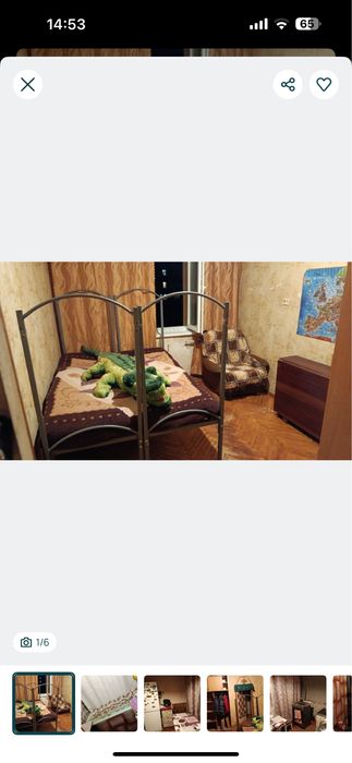 Здам 3х к.кв.в Бородянці.Беруть боигаду робочих.Вільна,облаштована.