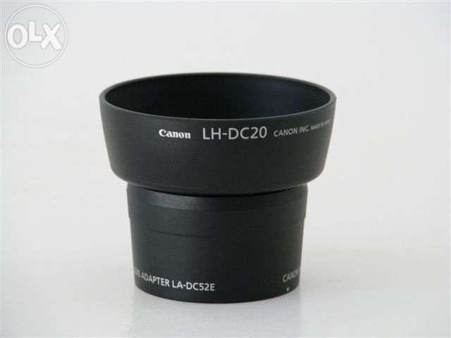 Grande angular e kit adaptador Canon