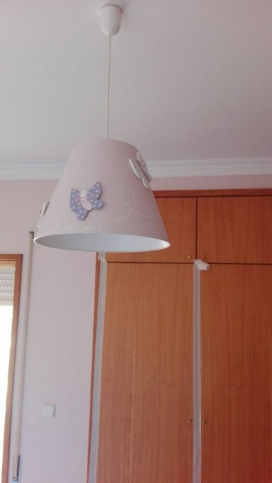 Candeeiro de teto rosa NOVO PREÇO