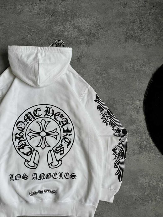 Біле Худі Chrome Hearts з бірками