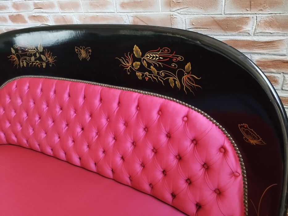 piękna sofa egipska Antyk Vintage 3 osobowa