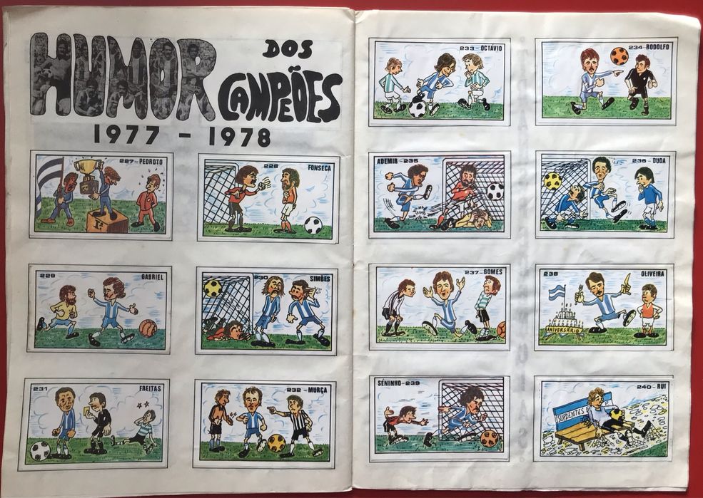 Humor & Futebol cromos completa