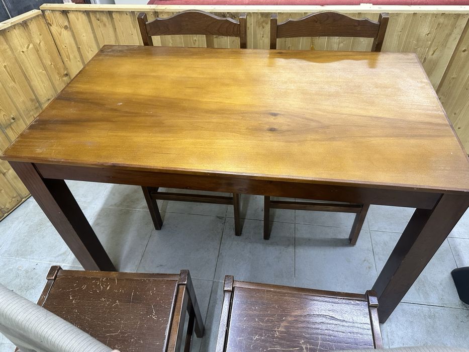 Mesa cozinha madeira maciça