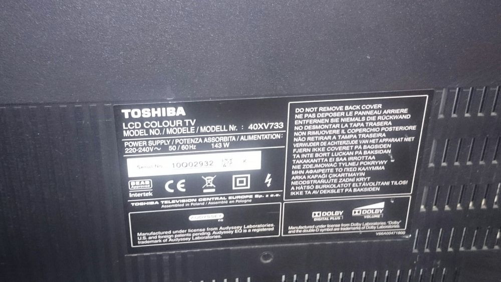 Toshiba Regza telewizor