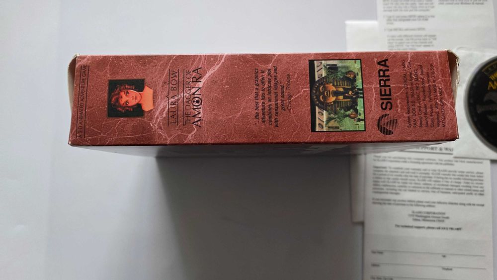 PC big box The dagger of Amon Ra Laura Bow sierra