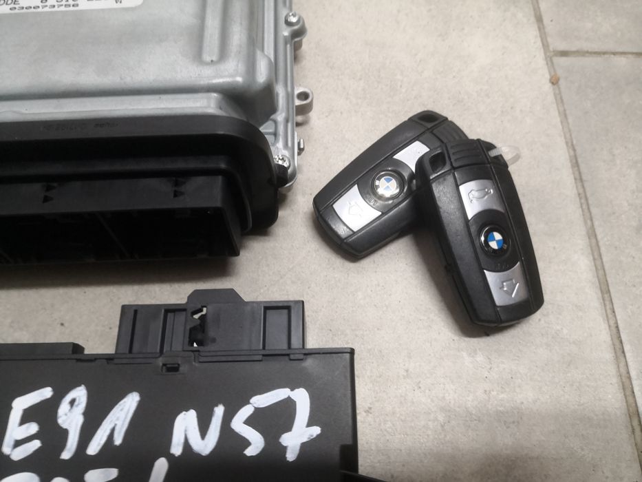 Zestaw startowy BMW e90 325d N57D30A sterownik cass 3 kluczyk