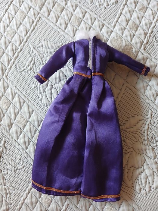 Vestido Roxo para Boneca