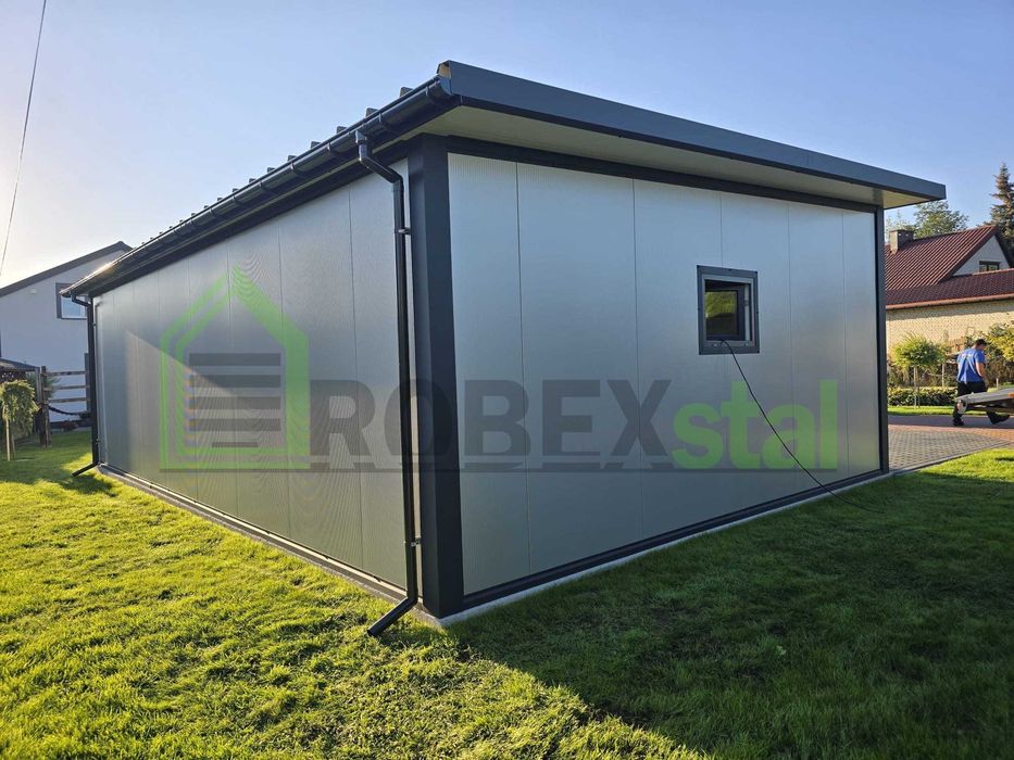 garaż z płyty warstwowej PIR 10CM 9x6 każdy wymiar montaż cały kraj