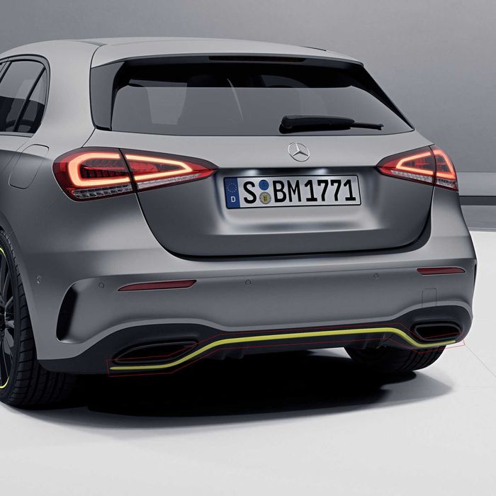 Mercedes-Benz  classe A  177 difusor traseiro   black edtion