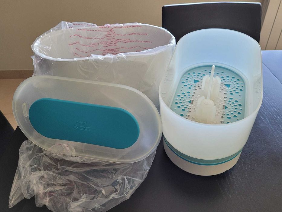 Avent 3-in-1 Electric Bottle/Pacifier Sterilizer + Avent Pacifier64398467393409121