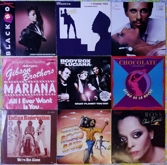 Фірмові вінілові платівки, Maxi single 45 RPM,12"