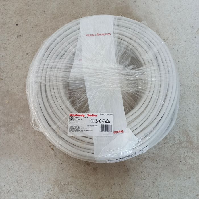 Kabel NYM-J 3x1,5mm2 100m