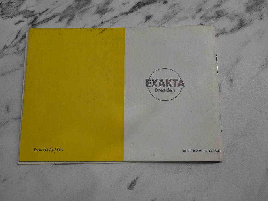Instrukcja Exakta Vielzweckgerat, j niemiecki
