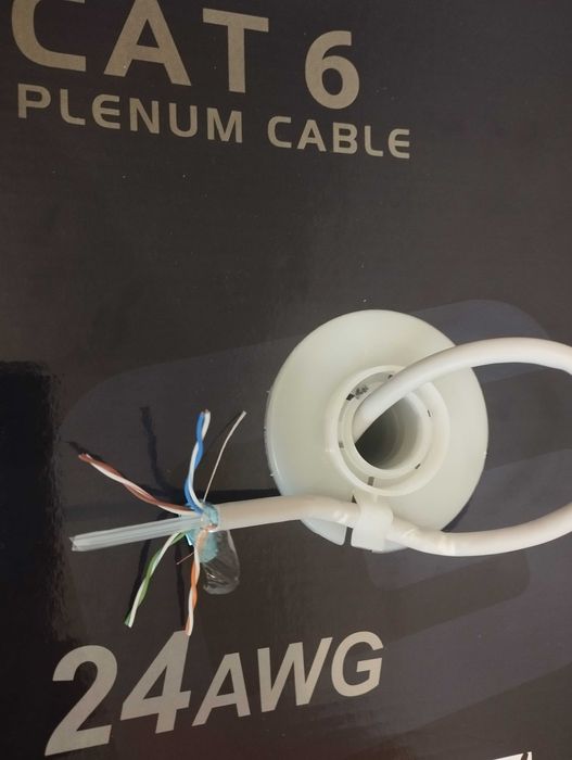 Кабель сетевой FTP 305м, cat.6, CCA 4*2*0.51  (экранированный)