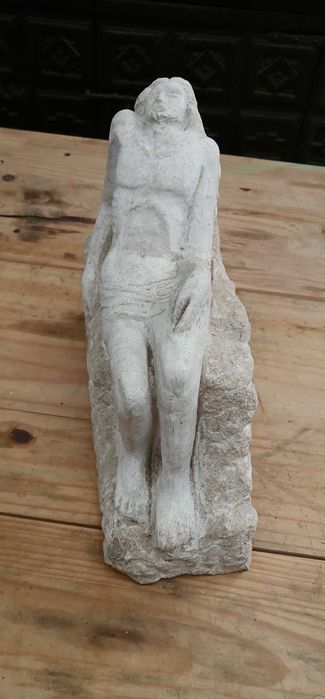 Escultura em Pedra de Jesus Cristo 30x30cm com 15kg autor desconhecido