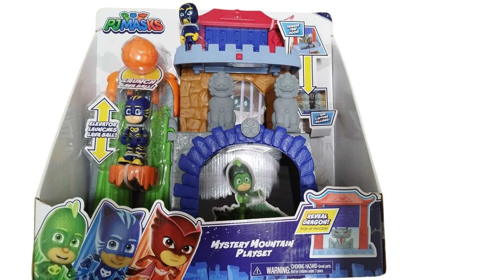 Wieża baza zamek  PJMASKS Pidżamersi + 2 figurki - ORYGINAŁ