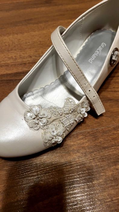 Buty białe komunijna komunijne