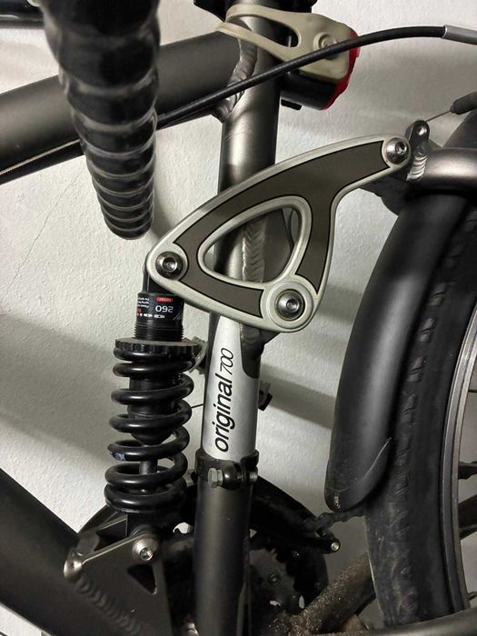 Bicicleta B'Twin Original 700 – Suspensão total – Muito confortável