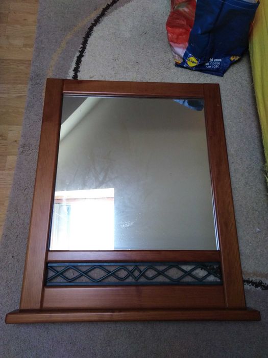Pine-framed mirror425078371208417282
