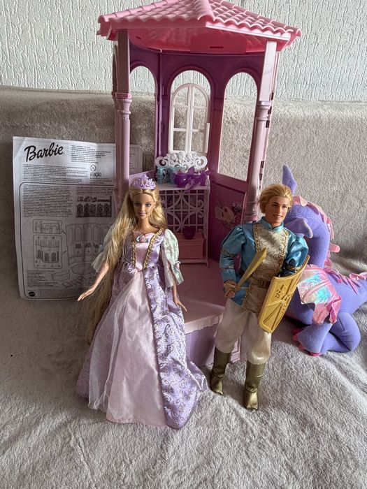 Barbie roszpunka z akcesoriami