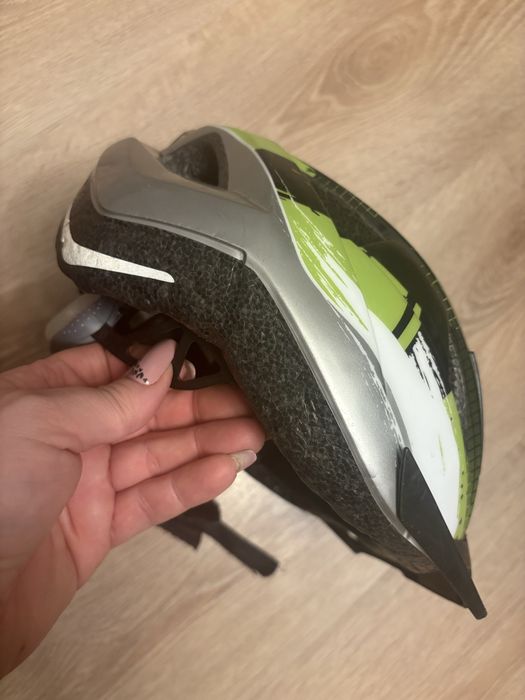Crivit kask rowerowy 49-54cm z oświetleniem