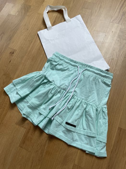 Spódnica M by Maya Palma miętowa bawełna lato