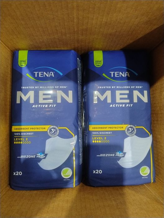 Męskie wkładki na NTM (240 sztuk) TENA MEN Aktive Fit Level 2