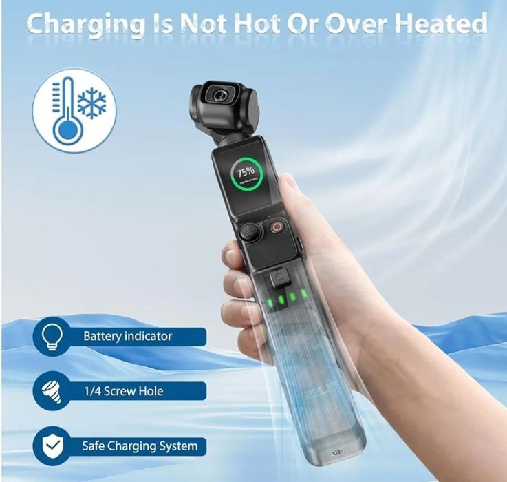 DJI Osmo Pocket 3 Bateria Uchwyt powerbank