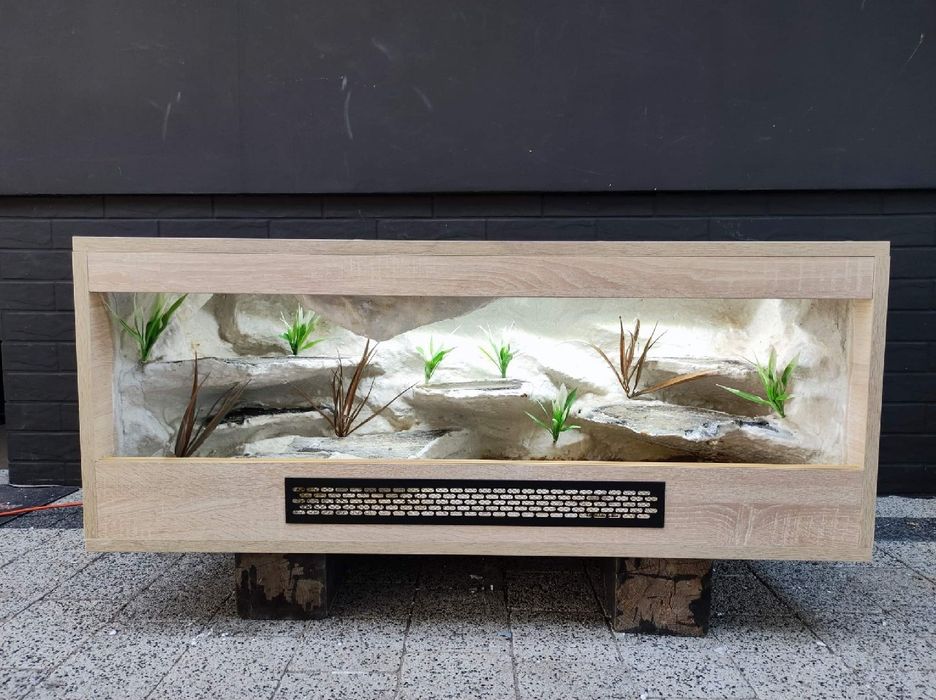 Terrarium 100x40x40 z płyty meblowej gekon agama jaszczurka KOŚCIAN