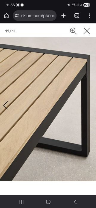 Mesa de Jardim Alumínio - Caixa Selada Nova
