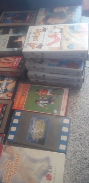 Conjunto de 65 Cassetes Vhs Diversas