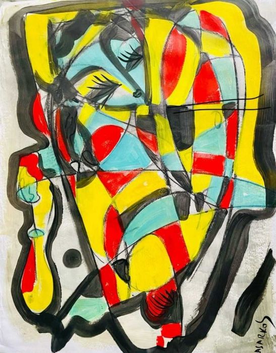 Hsasarkos - Portrait abstrait