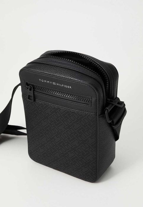 100% ОРИГІНАЛ Tommy Hilfiger monogram vertical NEW сумка чорна