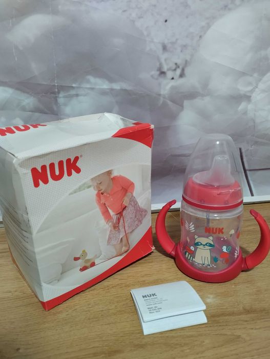 NUK First Butelka dla niemowląt 6-18 m 150ml niekapek